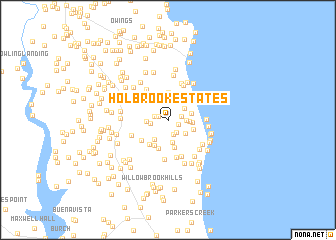 map of Holbrook Estates