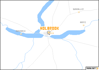 map of Holbrook