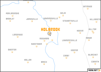 map of Holbrook