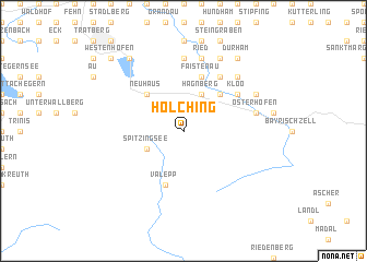 map of Hölching