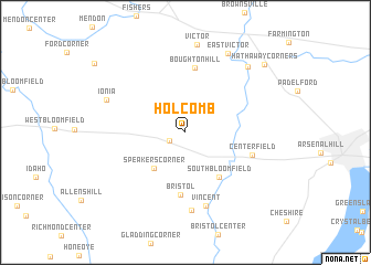 map of Holcomb