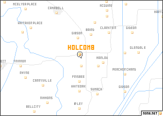 map of Holcomb