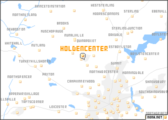 map of Holden Center
