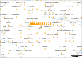 map of Holdenstedt