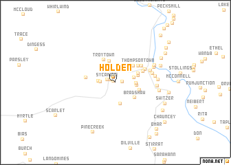 map of Holden