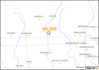 map of Holden