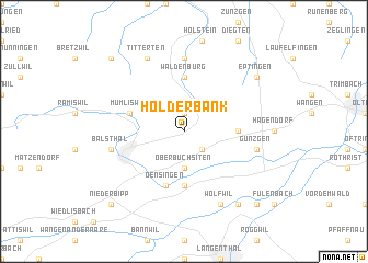 map of Holderbank