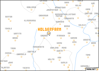 map of Holder Farm