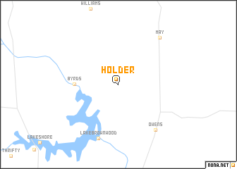 map of Holder