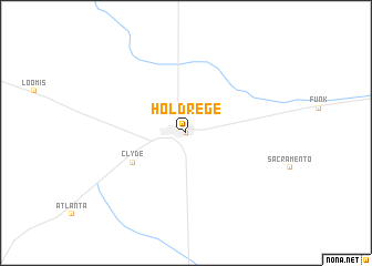 map of Holdrege