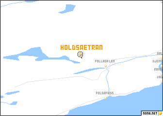 map of Holdsætran