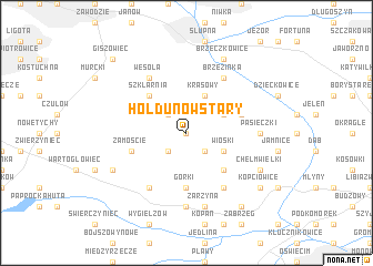 map of Hołdunów Stary