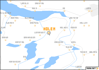 map of Holem