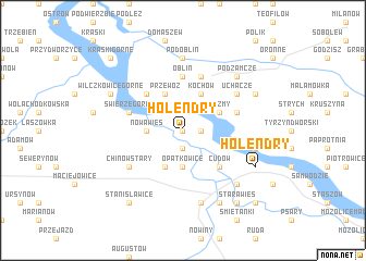 map of Holendry