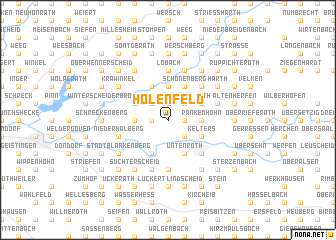 map of Holenfeld