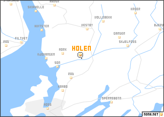 map of Hølen