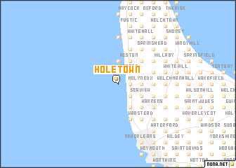 map of Holetown