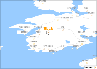 map of Hole