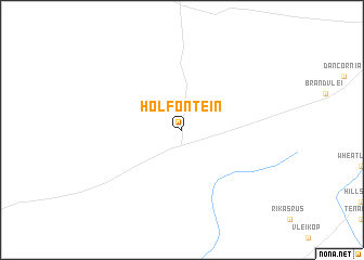 map of Holfontein
