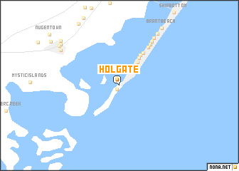 map of Holgate