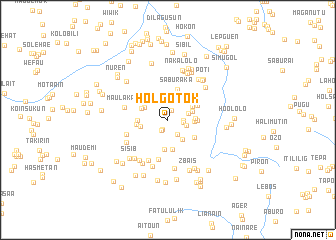 map of Holgotok