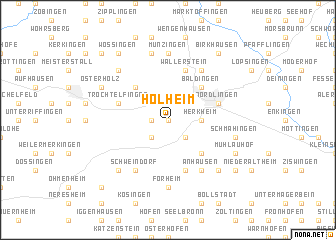 map of Holheim