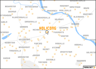 map of Holicong