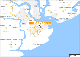 map of Holiday Acres