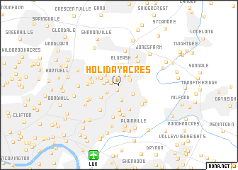 map of Holiday Acres