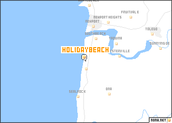 map of Holiday Beach