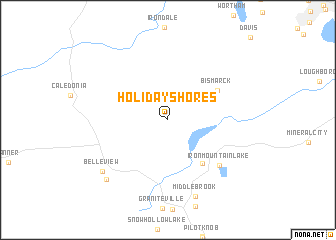 map of Holiday Shores