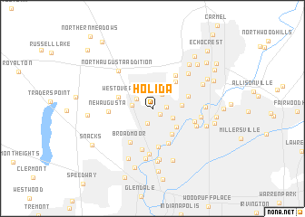 map of Holida