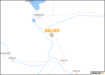 map of Holker