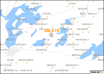 map of Holkya