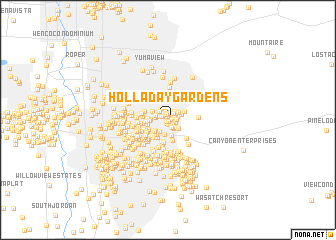 map of Holladay Gardens