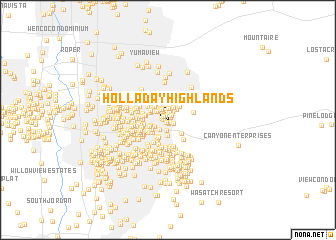 map of Holladay Highlands