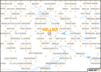 map of Hollain