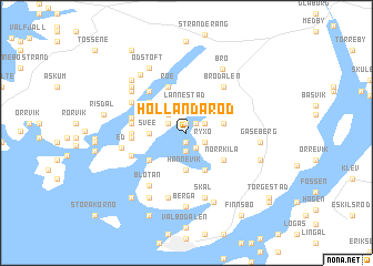 map of Holländaröd