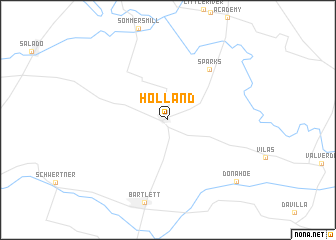 map of Holland