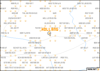 map of Holland