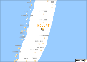 map of Hollat