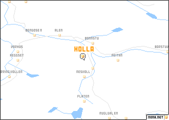 map of Holla