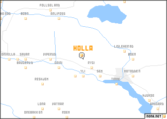 map of Holla
