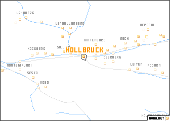 map of Hollbruck