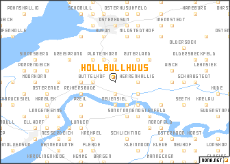 map of Hollbüllhuus