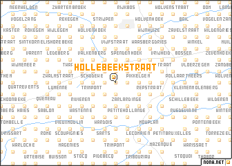 map of Hollebeekstraat