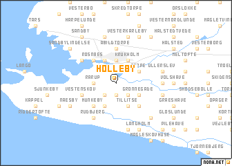 map of Holleby