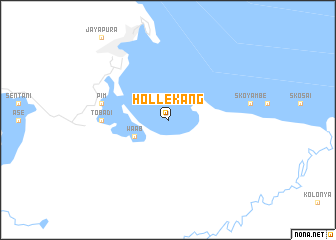 map of Hollekang