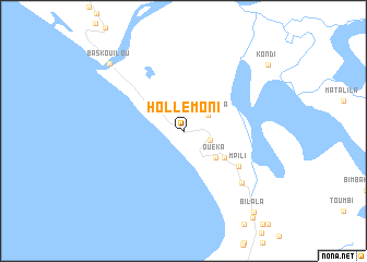 map of Hollemoni