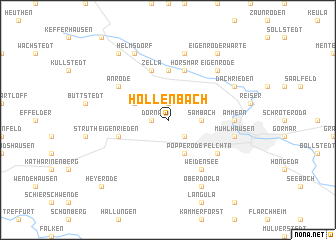 map of Hollenbach